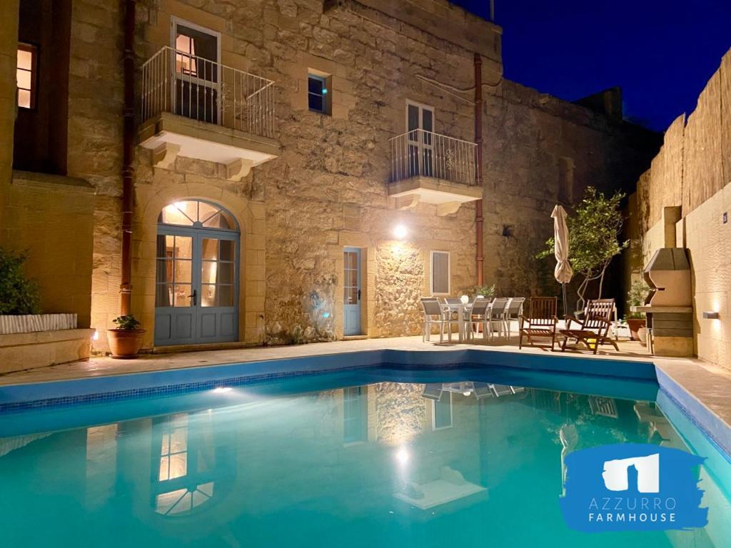 Вилла Azzurro Gozo Farmhouse Надур